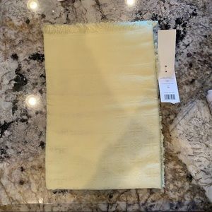 Tory Burch Logo Jaquard Lightweight Traveler Scarf Tulip Yellow